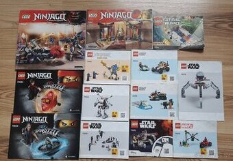 Lego návody Ninjago a Star Wars