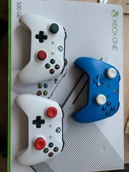 Predám Xbox One S 500gb + 3 ovládače - 1