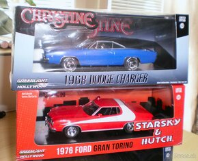 FORD GRAN TORINO ,  DODGE CHARGER , 1:43 , GREENLIGHT