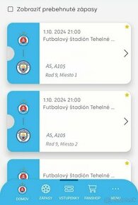 Vstupenky Sk Slovan Bratislava - Manchester City