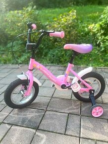 Detský bicykel Capriolo BMX 12"HT VIOLA light pink-white