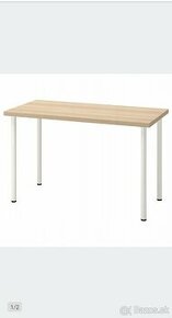 IKEA LAGKAPTEN ADILS Písací stôl dub moridlo biele 180x60