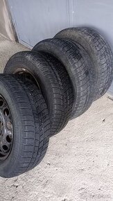 Predám zimnú sadu kolies 5x112 195/65 R15