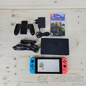 Nintendo Switch 64GB Karta + Minecraft