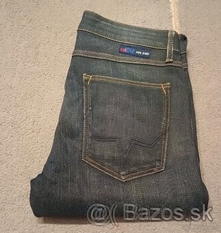 Pepe jeans šedé slim fit strečové