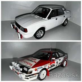 Toyota Celica / Škoda 130 LR 1:18 - 1