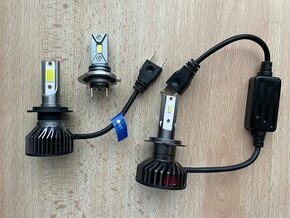 H7 led (H1,H3,H4,H8,H9,HB4...) silné, kvalitné, neoslňujú - 1