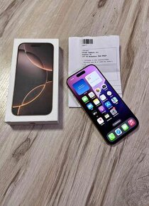 iPhone 16 Pro 256GB iba vyskúšaný záruka 2 roky