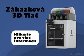 Zákazková 3D tlač - od návrhu až po hotový model