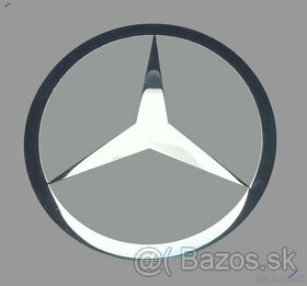 MERCEDES LOGO nalepka Metal Edition chrom