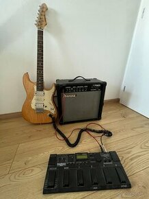 Gitara Aria - STG + kombo ibanez Tone Blaster 25 + efekt - 1