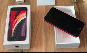 Predám Apple iPhone SE 2020 64GB RED male známky Používania