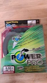 Pletená Šnúra PowerPro Červená 455m 0,32mm/24kg