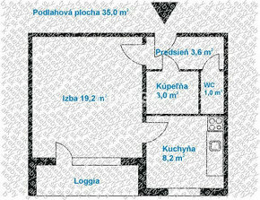 Na predaj 1izbový byt, Košice - sídlisko Ťahanovce