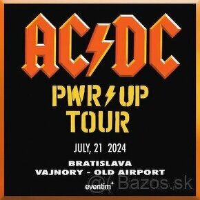 Predám 2x lístky na vypredaný koncert AC/DC v Bratislave