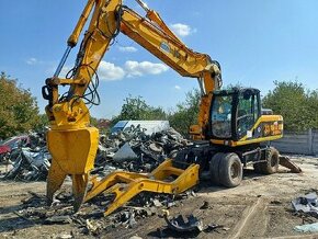 JCB JS200W s hyraulickými nožnicami