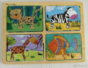 Melissa & Doug 4 - dielne puzzle