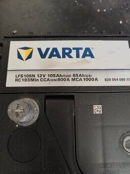 Predám trakčnú batériu VARTA Professional Starter 105Ah, 12V