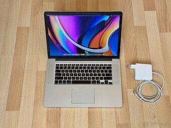 MacBook Pro 15" i7-2.6GHz,4j/16GB/256GB, BATÉRIA 6 hod.