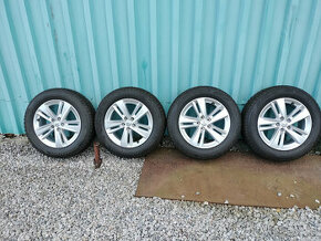 R17, 5x108, 4xdisky+pneu zimne 215/65 Opel, Peugeot - 1