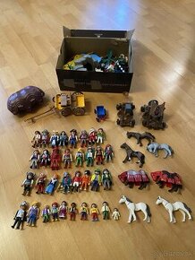 Playmobil retro figúrky (34ks) + príslušenstvo