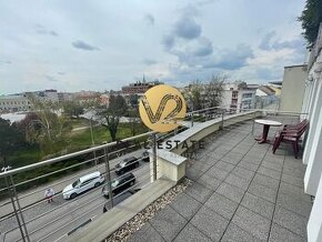 NA PRENÁJOM 2-izbový byt Nitra - centrum, s veľkou terasou, 