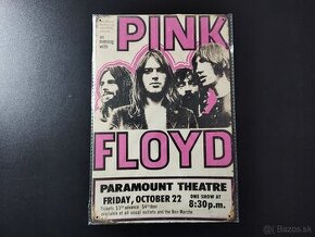 Plechová retro tabuľa PINK FLOYD