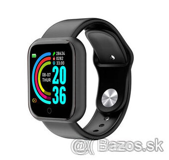 (IHNEĎ) Fitness Smart hodinky D20, čierne