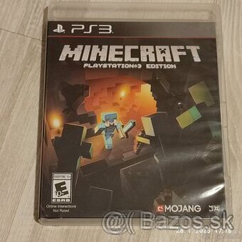 Predám Minecraft - Playstation 3