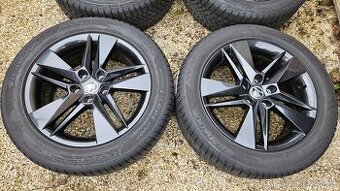 Originál škoda R17 elektróny + zimné pneu 215/55 R17