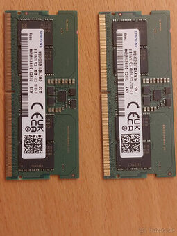 Predám kit DDR5 16GB (2x8GB) do notebook-u - 1