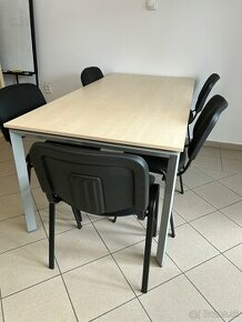 Kancelársky stôl so stoličkami - 1