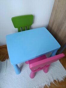 Stôl+2.stoličky Mammut Ikea