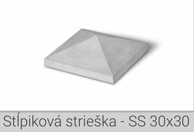 striešky na stlpik 30/30  ,   39/39,   ,27/49,     30/60