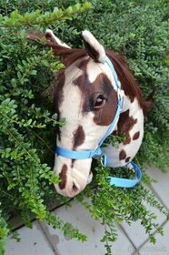 Hobby horse Appaloosa Brunette s ohlávkou a oťažami