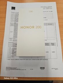 HONOR 200 12GB/512GB DUAL  5G NOVÝ ZÁRUKA +DARČEK