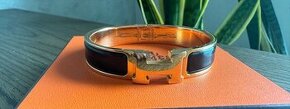 Hermes bracelet rose gold black 100% authentic