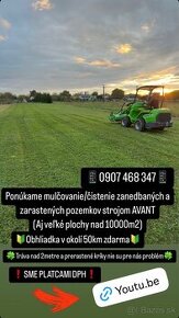 Čistenie pozemkov,mulčovanie, pomocné stavebné práce - AVANT