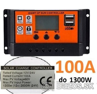 Novy Solarny regulator - 100A