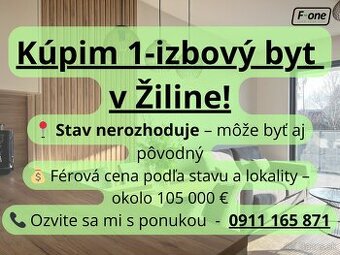 1-izbový byt v Žiline