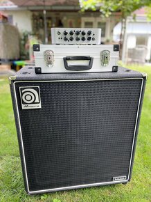 Predám Ampeg box 4x10 a hlavu Darkglass Microtubes 500