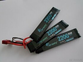 NOVA Bateria Li-Po 2200mAh do airsoftovych zbrani 11,1V,