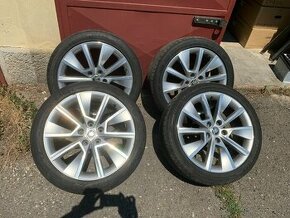 ALU Disky Škoda Sout 225/45 R18 5x112 + Letné pneu GoodYear