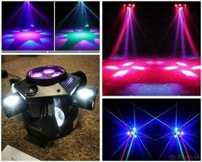 4v1 rotačná hlava 150W laser+bee eye+strobo+reflektory