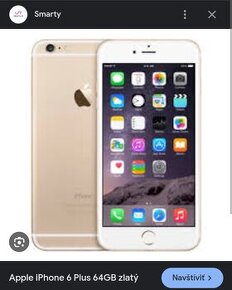 Predám iphone 6plus gold 64gb