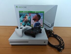 ✅ Xbox One S 500GB, 1TB + 2x ovládač + 2x Hry ✅