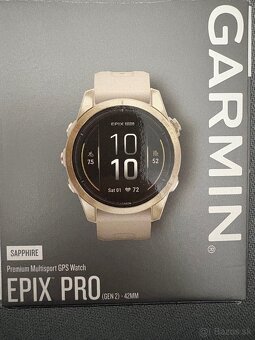 Garmin Epix PRO (GEN 2) Sapphire, Rose gold 42 mm