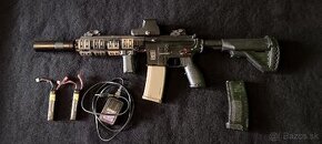 SA HK416 aeg full up + prislusenstvo - 1