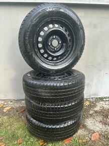 Plechové disky +Zimne pneu Barum 185/70 R14 4x100