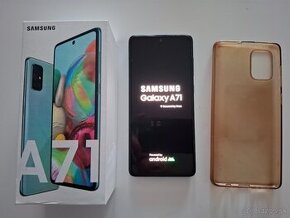 Predam Samsung A71+puzdro a nabijačka